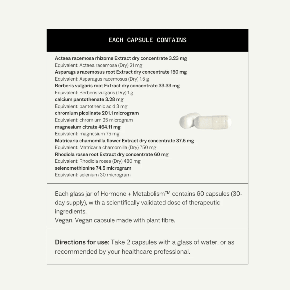 Hormone Balance - 60 Capsules | My Way Up® - SkinBay