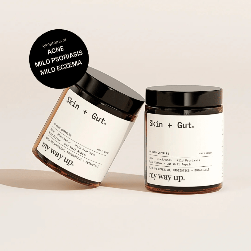 Skin + Gut™60 Capsules | My Way Up® - SkinBay