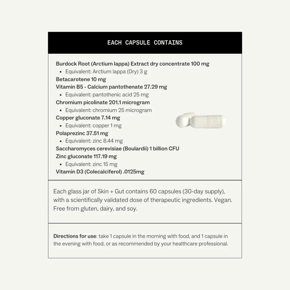 
                  
                    Skin + Gut™60 Capsules | My Way Up® - SkinBay
                  
                